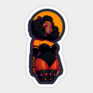 Vibrant Thicc Sticker